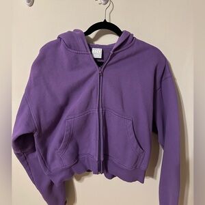 TNA Cozy Fleece Sweat Set (Jacket and Sweatpants)